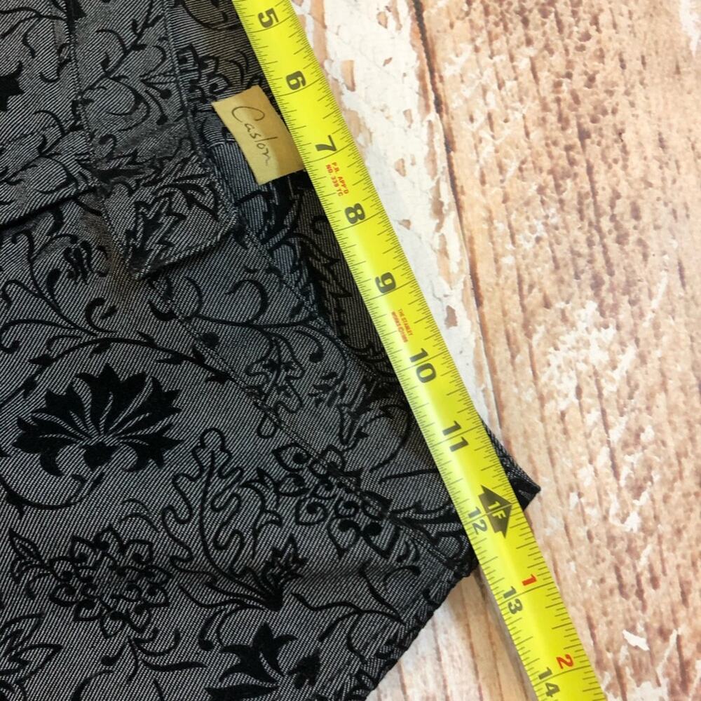 Nordstrom Caslon bootcut velvet embossed pants - Picture 6 of 9